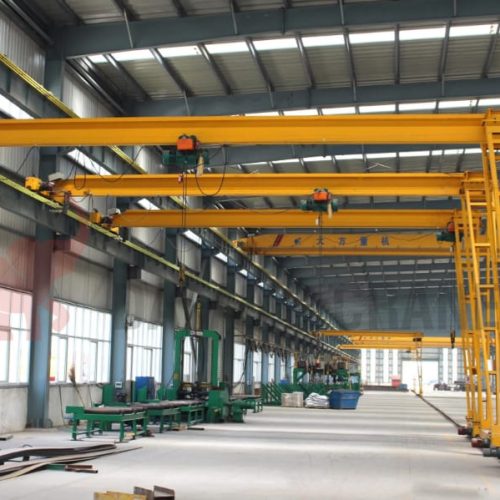 Yarı portal vinç sistemleri fabrika içi kullanım